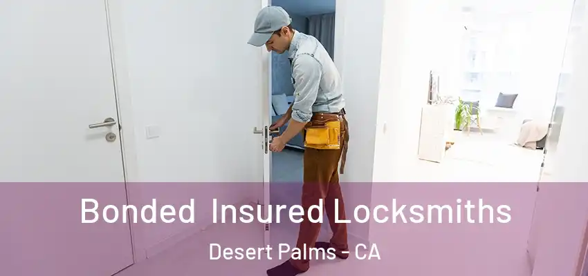  Bonded Insured Locksmiths Desert Palms - CA