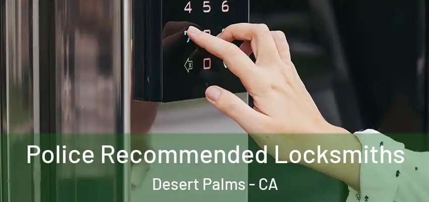  Police Recommended Locksmiths Desert Palms - CA